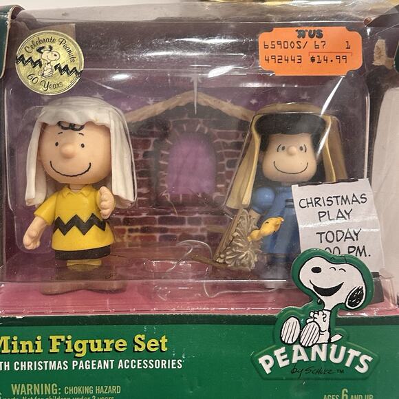 Peanuts 2010 Nativity Set 9 Pcs Christmas Figurines Charlie Brown & Snoopy RARE - Picture 3 of 10